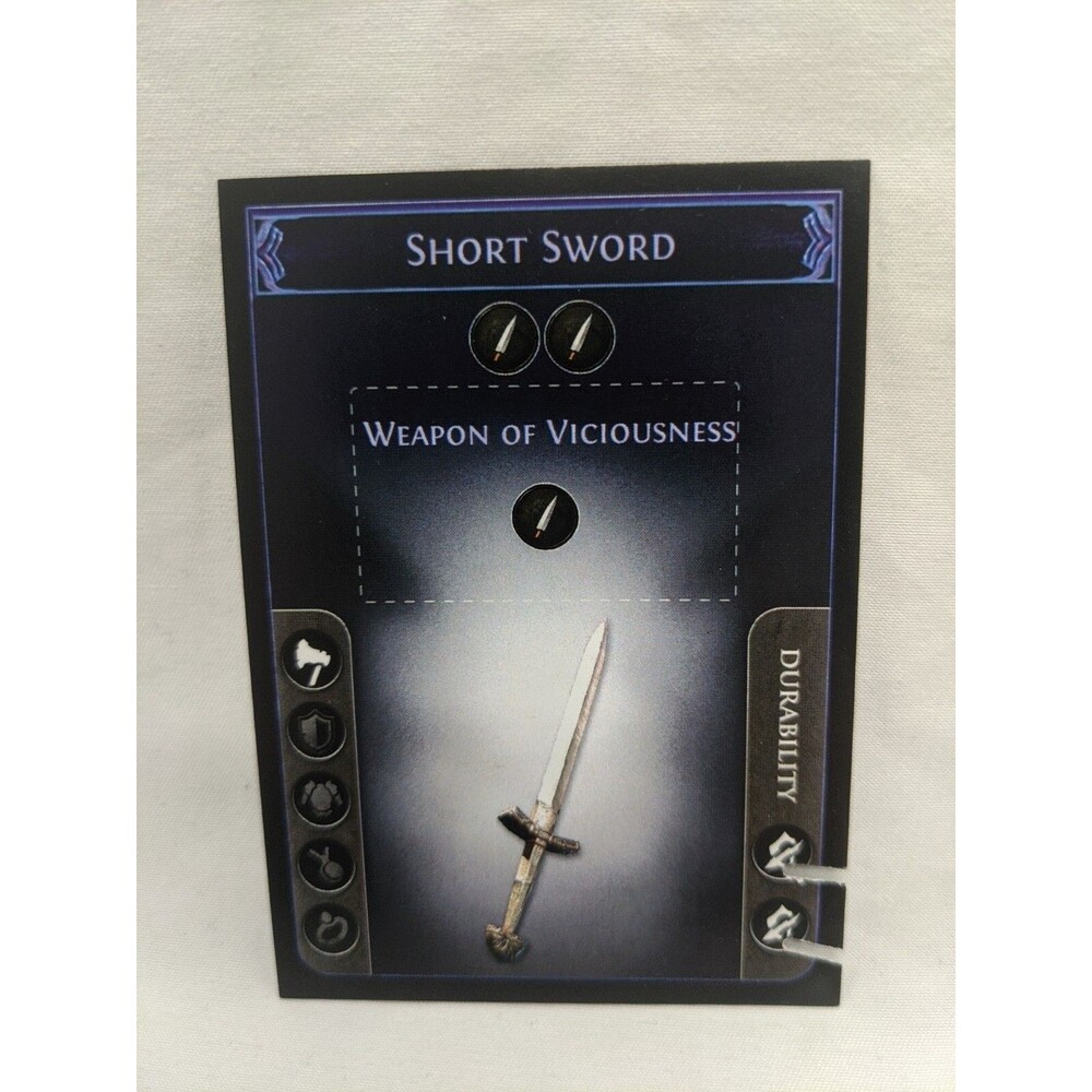 *Punched* Path Of Exile Exilecon Short Sword Of Viciousness Magic Trading Card